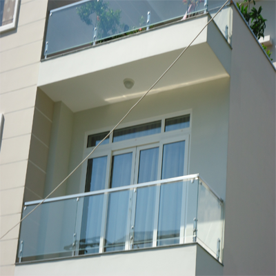 lan can kính cường lực hải châu